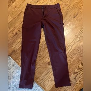 Lululemon ABC - size 33 - maroon